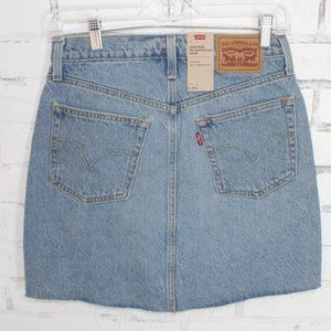 Levi's High Waisted Denim Jean Skirt
